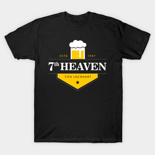 Final Fantasy 7 - 7th Heaven T-Shirt by trashcandy